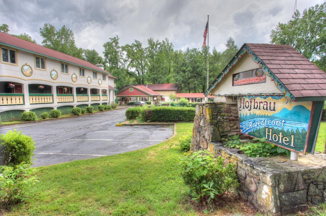 Hofbrau Riverfront Hotel 헬렌 외부 사진